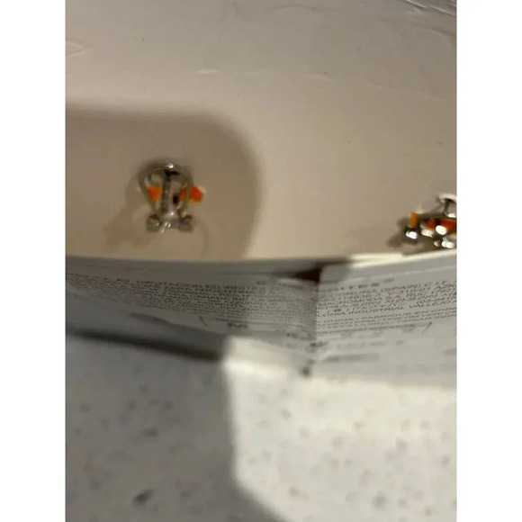 Zara Womens Bloggers Favorite Luxury Oval Stone Metal Earrings Orange Sz 2.5"x2" - Picture 6 of 7